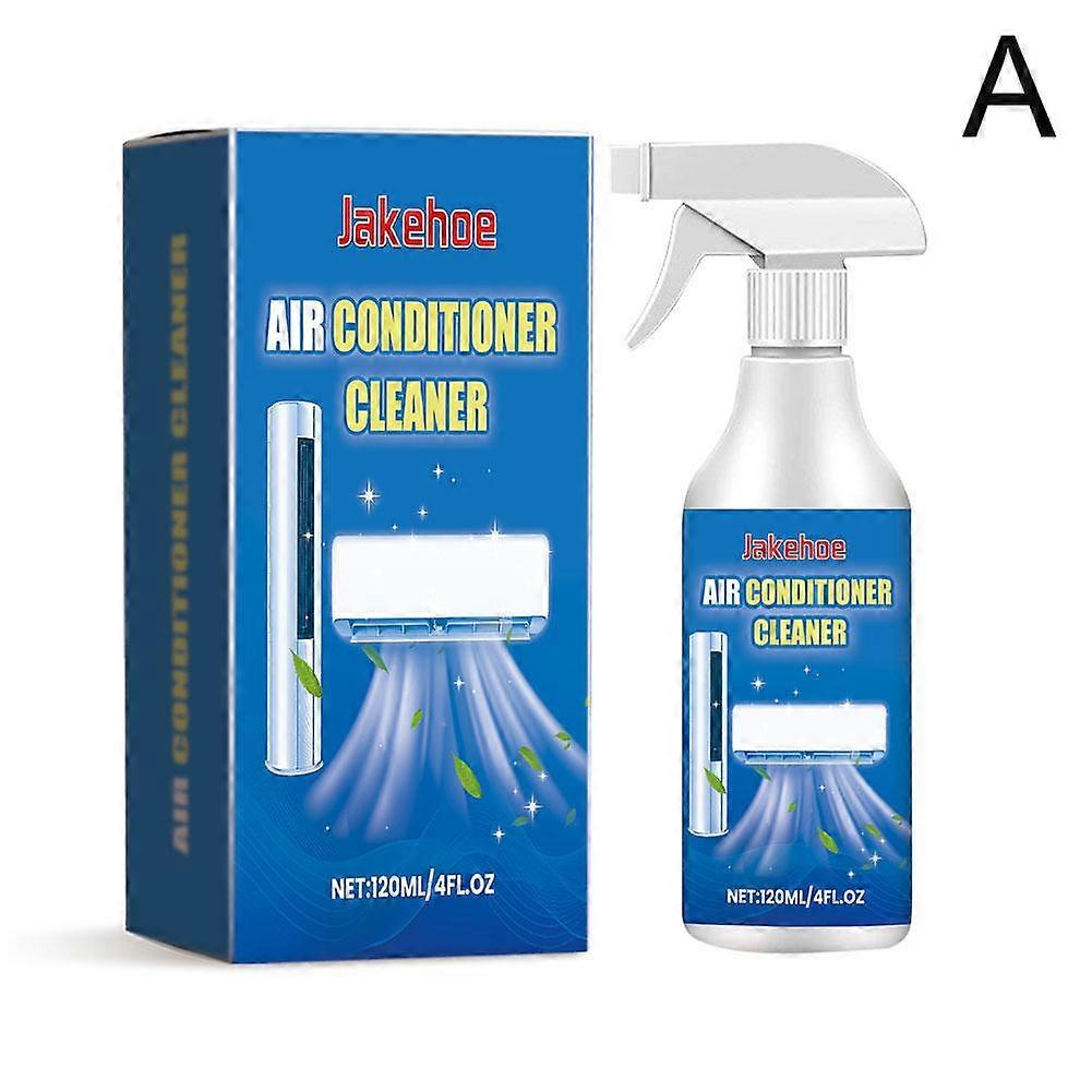 Rengjøringsspray for klimaanlegg, støv- og luktfjerner, trygg og ikke-irriterende, forbedrer kjøleeffektiviteten, 120 ml