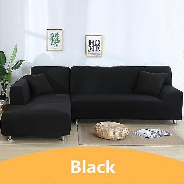 Elastic Solid Color Sofa Cover For Living Room All -Inclusive Spandex Couch Cover Sectional Furniture Slipcover 1 /2 /3 /4 Seater