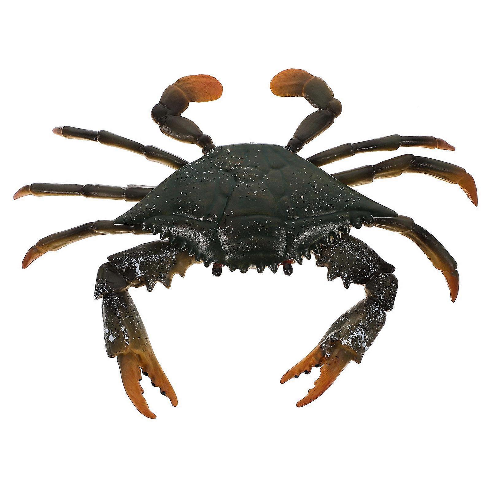 1pc Simulation Crab Model Toy Children Cognitive Toy Lovely Animals Toy