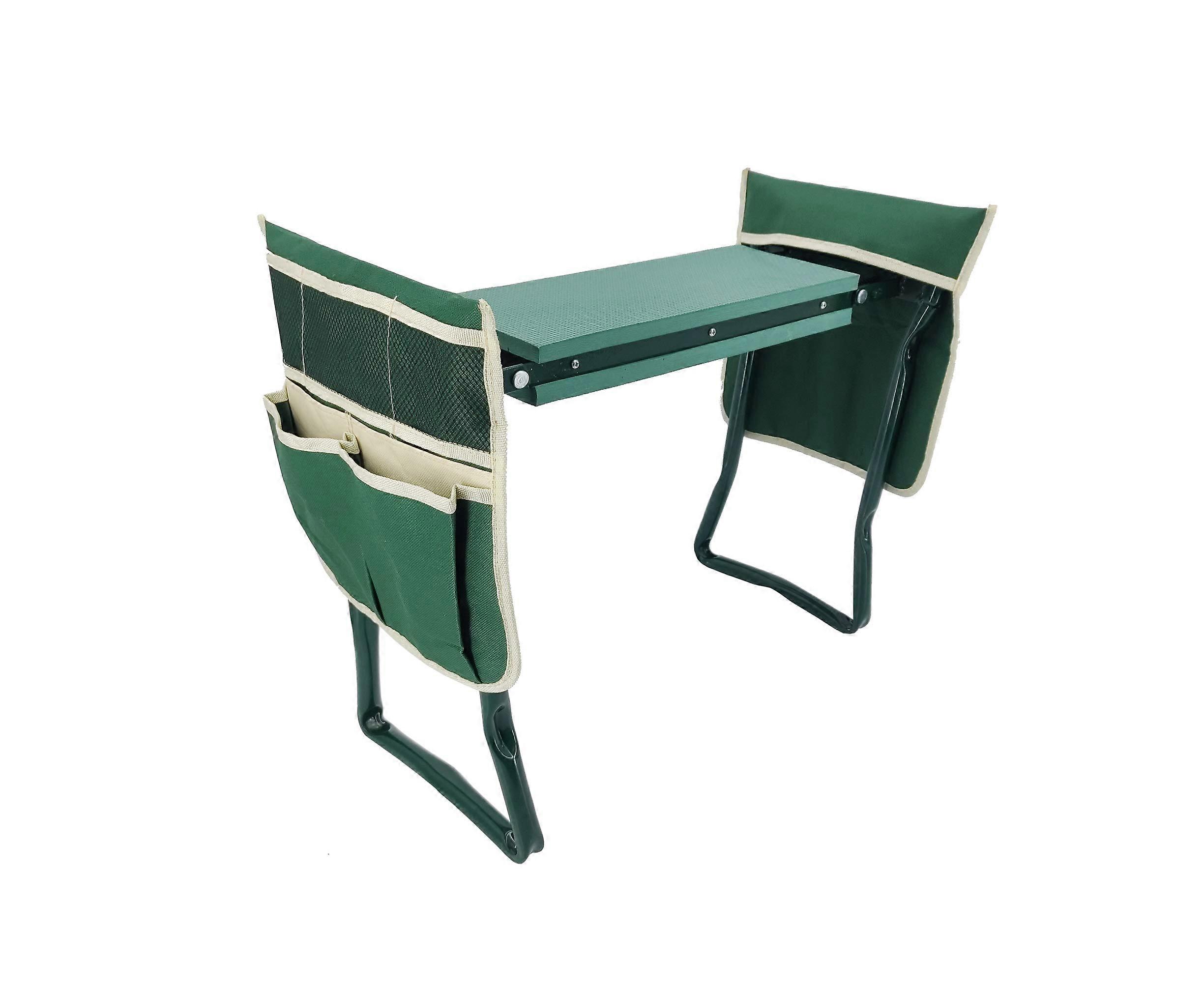 Upgraded Garden Kneeler Seat 24' Wide Soft Kneeling Pad Garden Tools Stools with 2 Pouches
