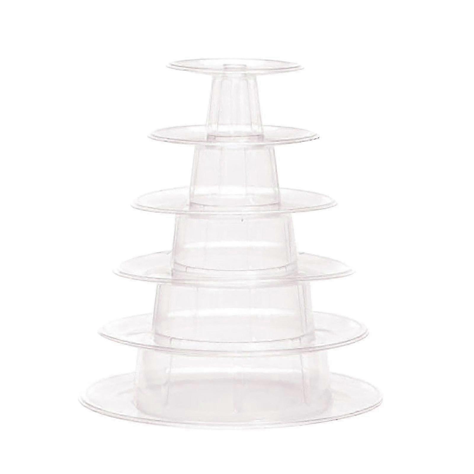 6-Layer Round Cake Display Tower by Cake Display D