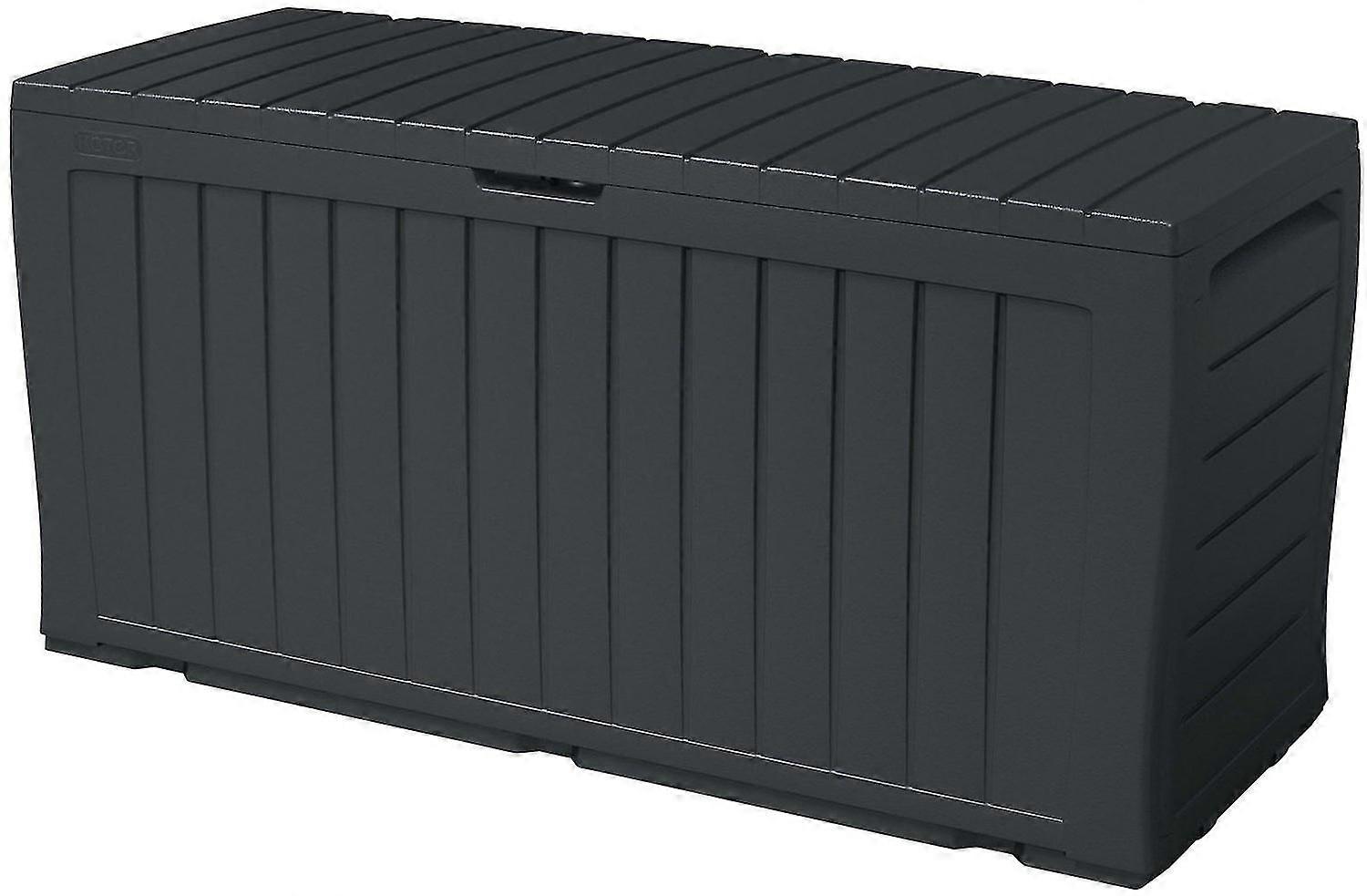 Tuinbox 270 Liter - Opbergbox 117x45x57 cm - Kussenbox - Antraciet well