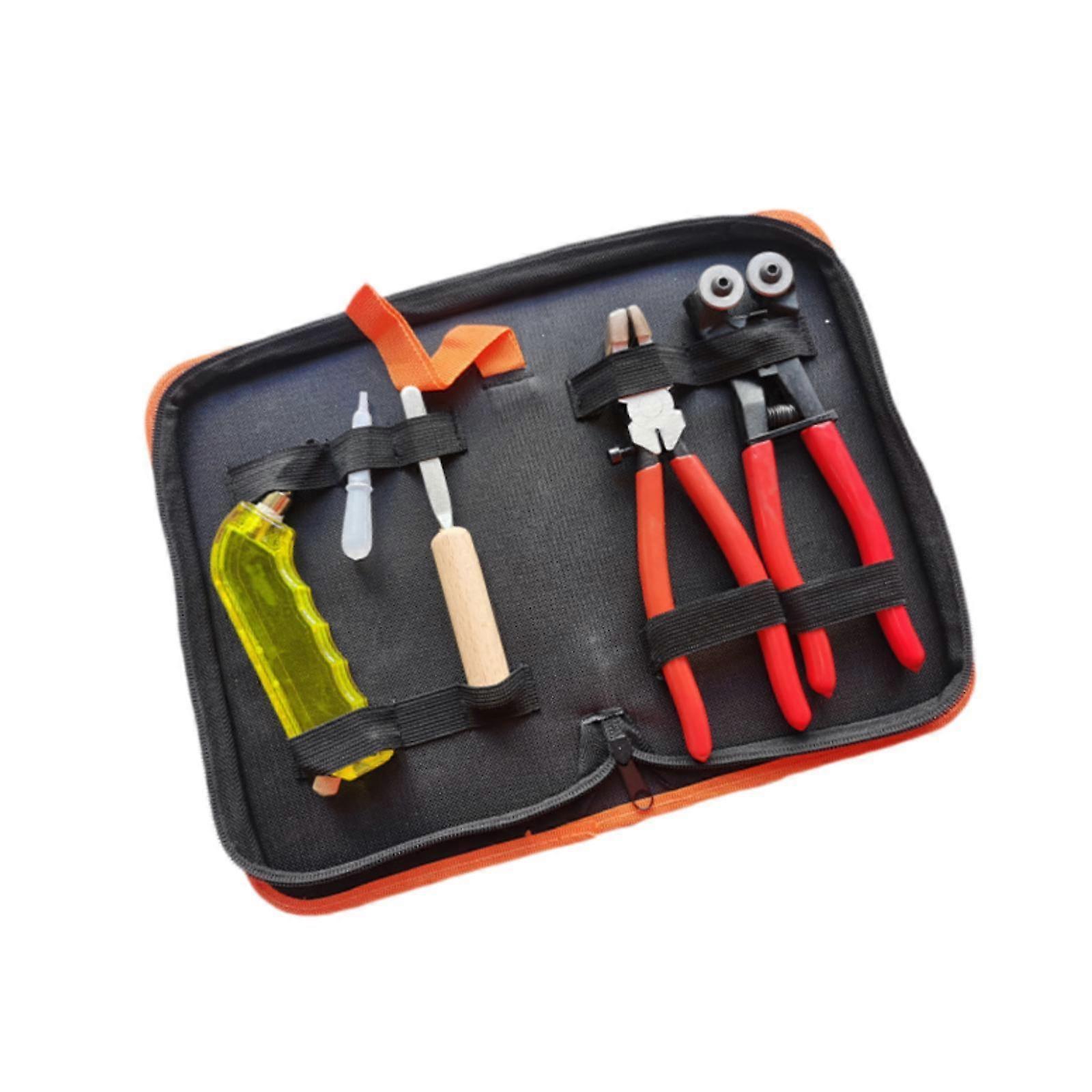 Glass Cutter Kit File Glass Cutting Tool Set for Fusing Breaking Mosaic Art