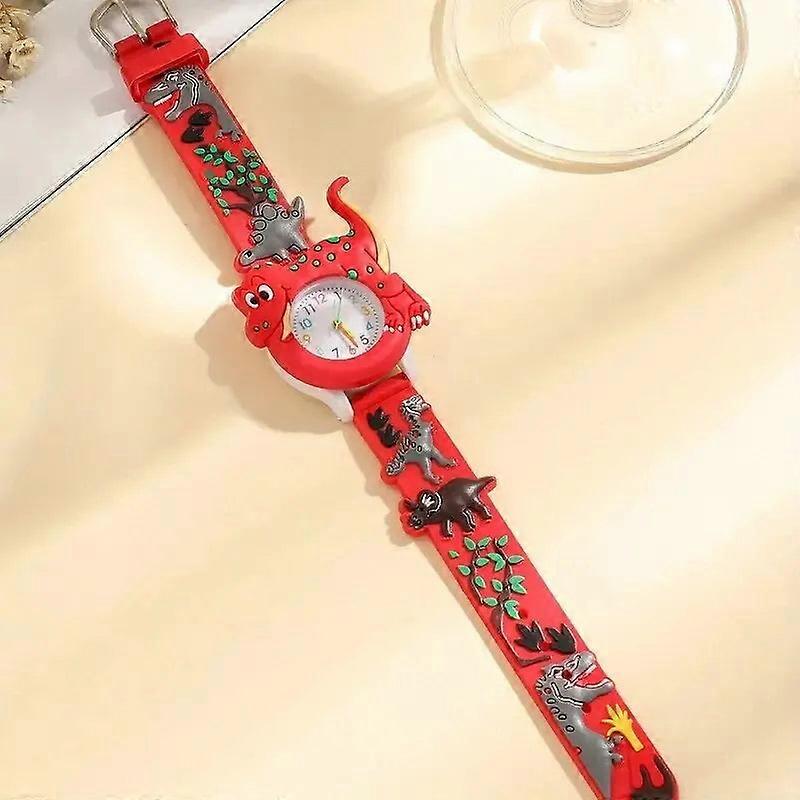 Kids 3d Dinosaur Silicone Quartz Watch