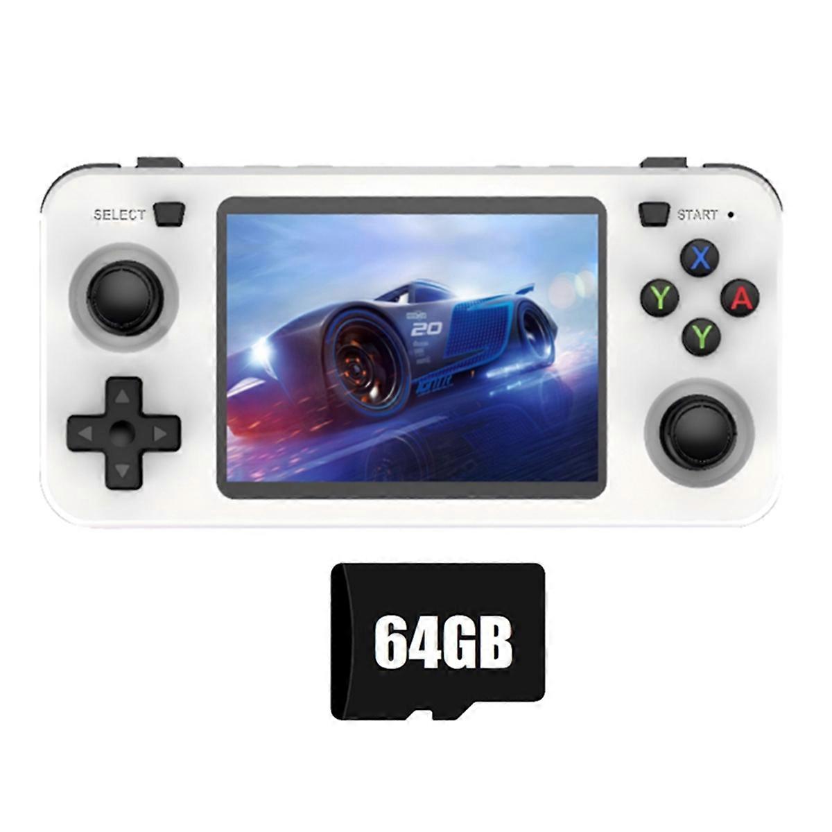 R36H Retro Handheld Game Console 64G 20000+Games for Kid Gift A