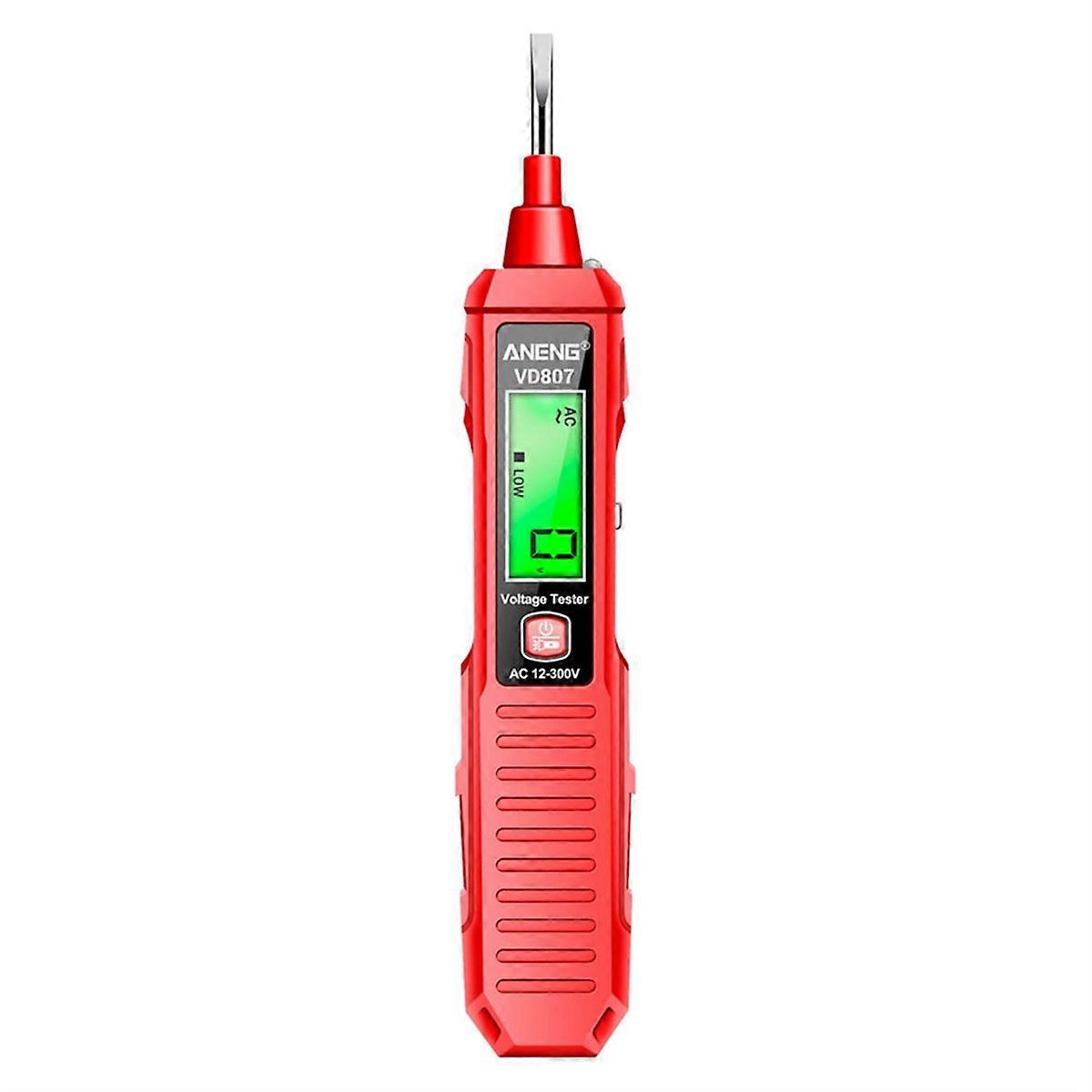  VD807 Digital Voltage Detector Tester Pen(Red)