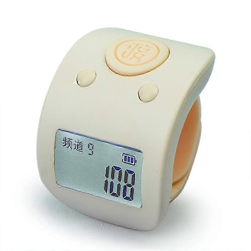 Rechargeable Finger Counter, IPX8 Waterproof Lap Counter, Silent 6 Channel Digital Tasbih Counter with LED for Prayer Edition C