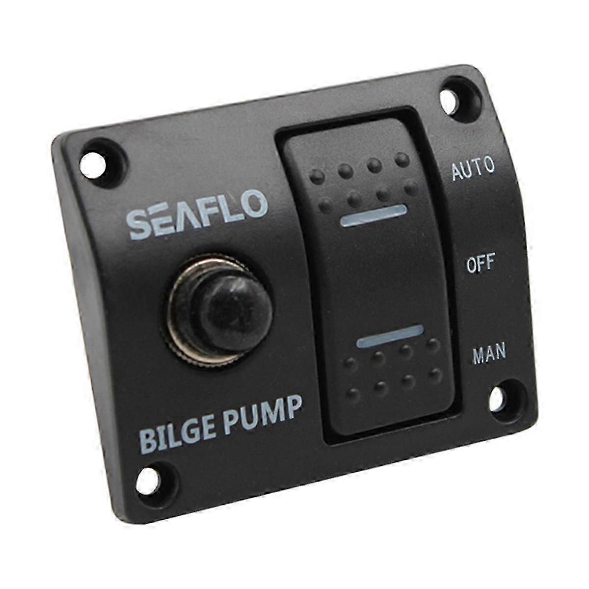 Bilge Pump Control Switch Automatic Pump Marine Panel Switch 3-WAY Switch Panel for Bilge Pump
