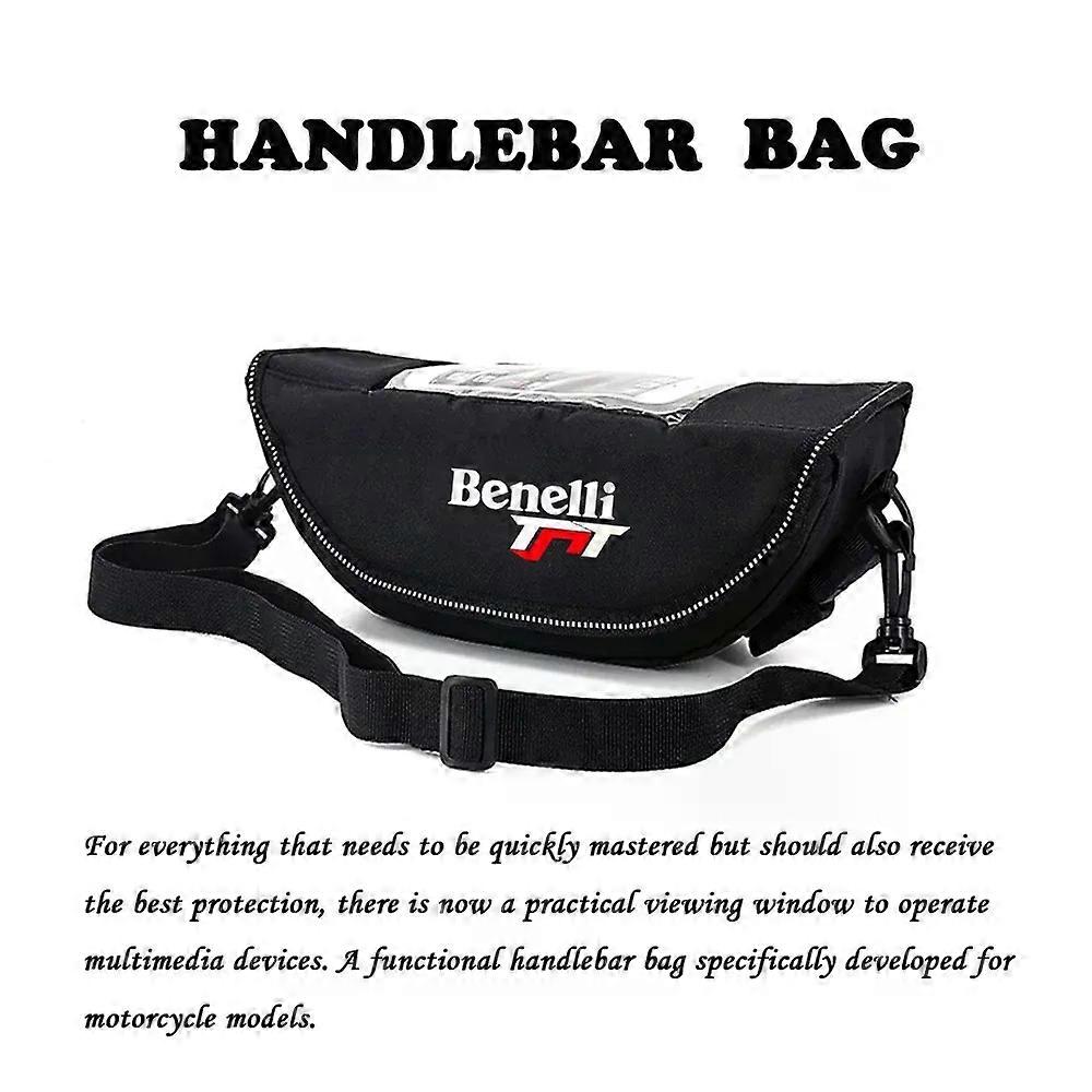 For BENELLI TNT 135 tnt 135 TNT 25N TRK 502X Motorcycle Handlebar Bag Waterproof Handlebar Travel Navigation Bag-J