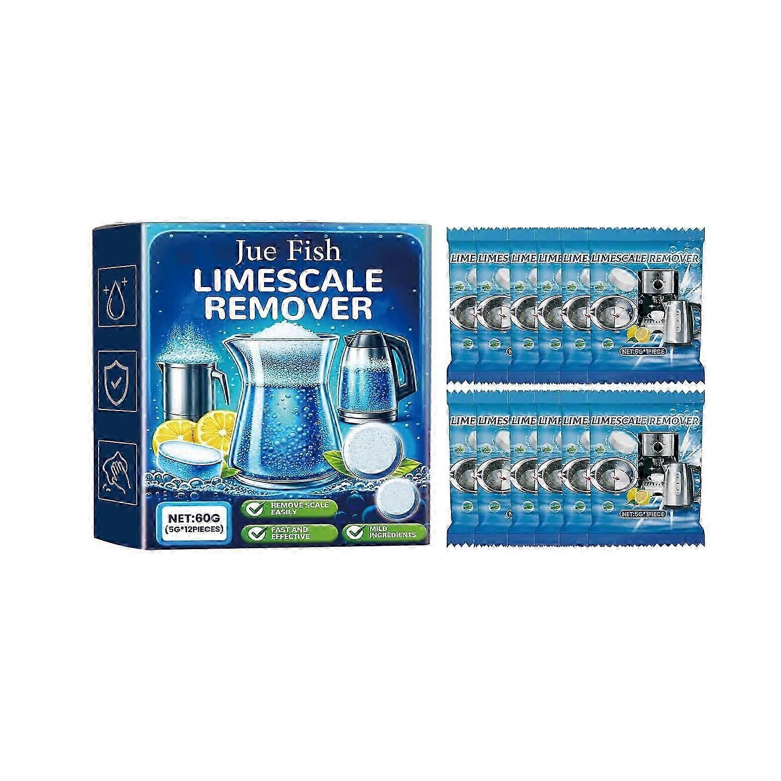 Lemon Limescale Cleaning Tablets for Kettle &amp; Appliance Descaling