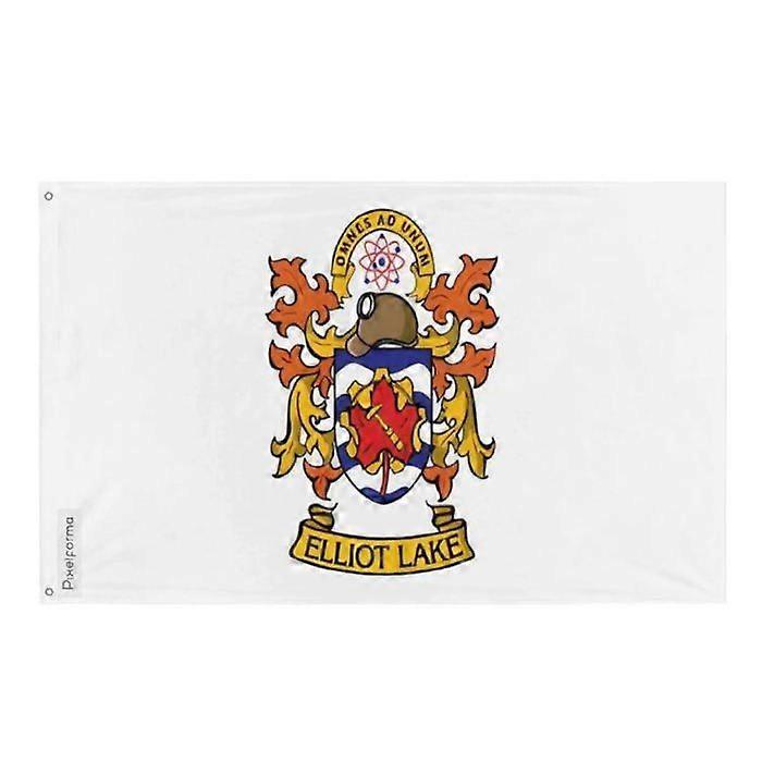 Elliot Lake Flag – 90 x 150 cm – Polyester – Metal Grommets – Durable