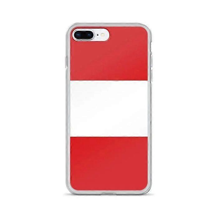 iPhone Case - Multicolor - Peru Flag - Flexible - Compatible with iPhone 7 Plus - Vertical