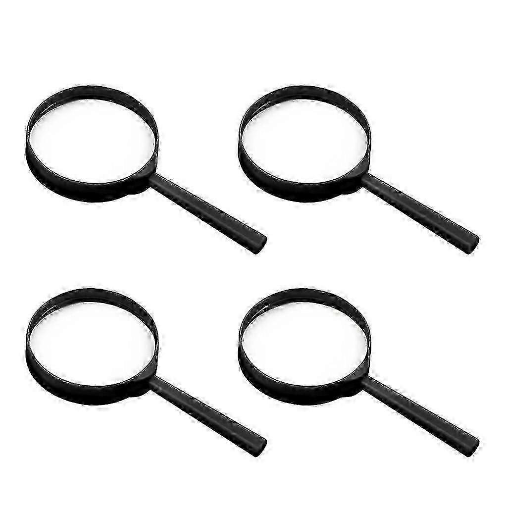 60mm 3x Handheld Magnifying Glass Shatterproof Reading Magnifier For Seniors And Kids,non-slip Handle Magnifier