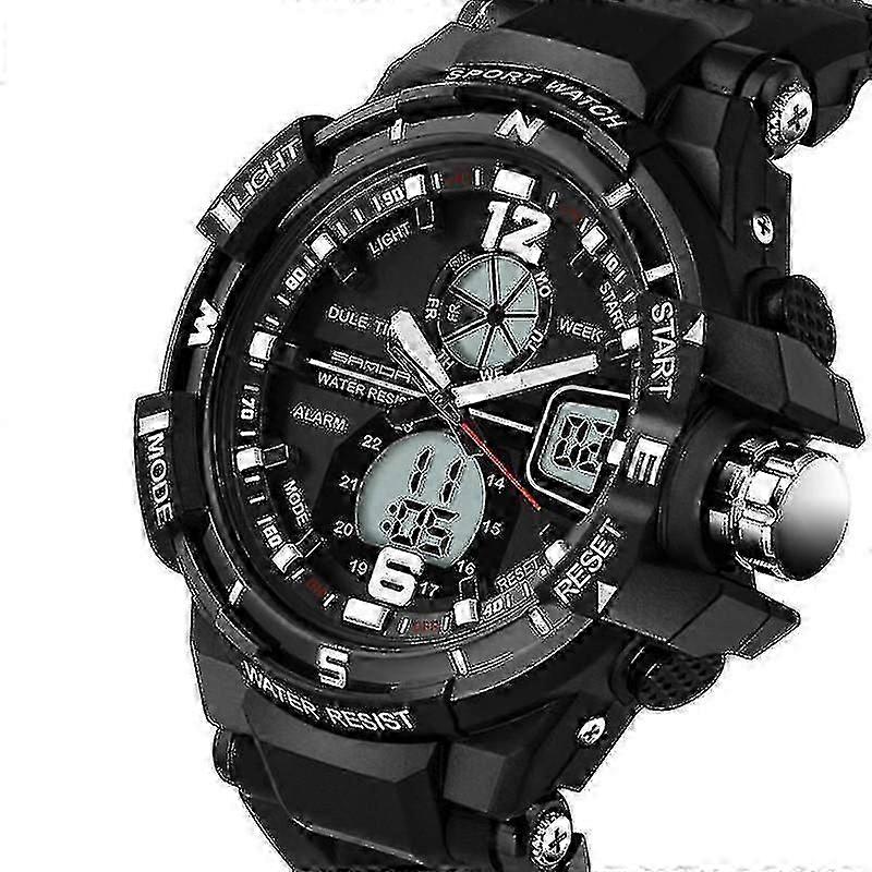 Men's Dual Display Electronic Watch