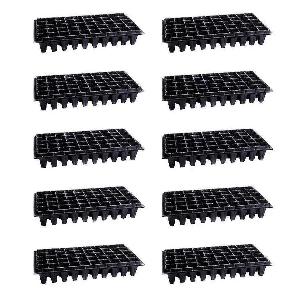 10Pcs 50 Cell Plastic Germination Trays for Garden