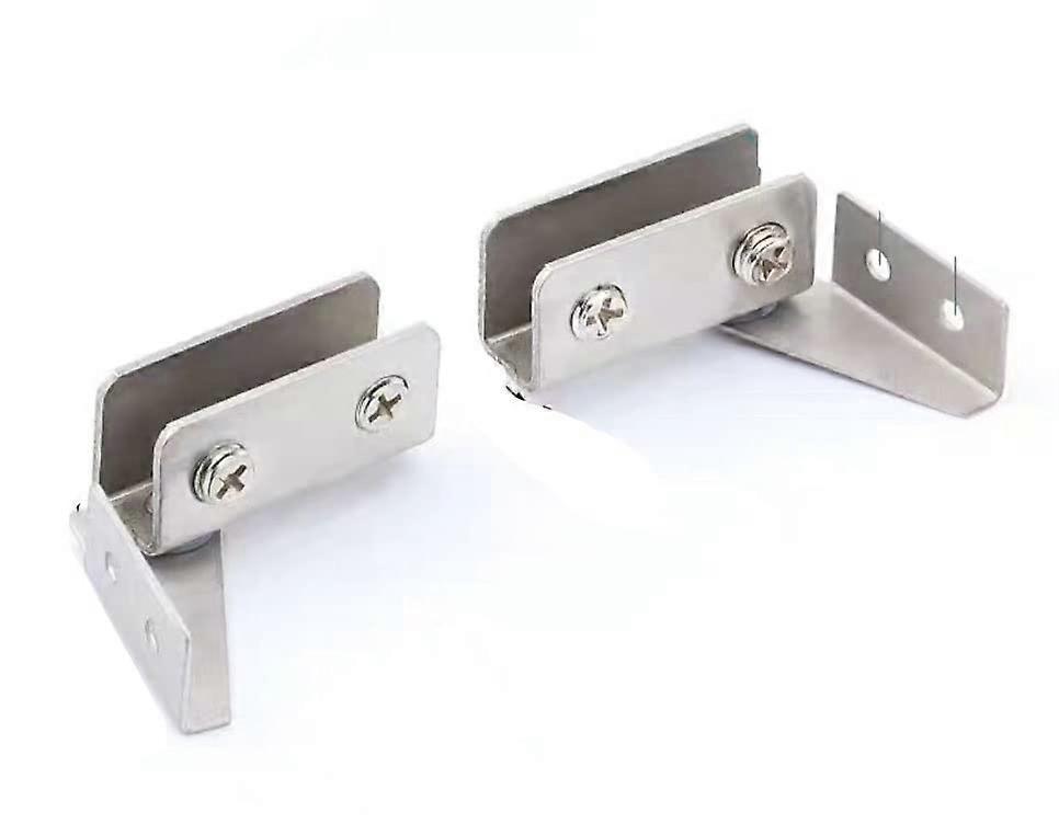 Door Hinges for Residential Use, 2PCS Shower Glass Door Pivot Hinges, Durable Stainless Steel, Easy Installation