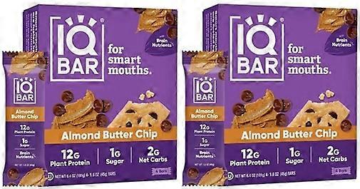 IQBAR Protein Bars Almond Butter Chip 2 Pack