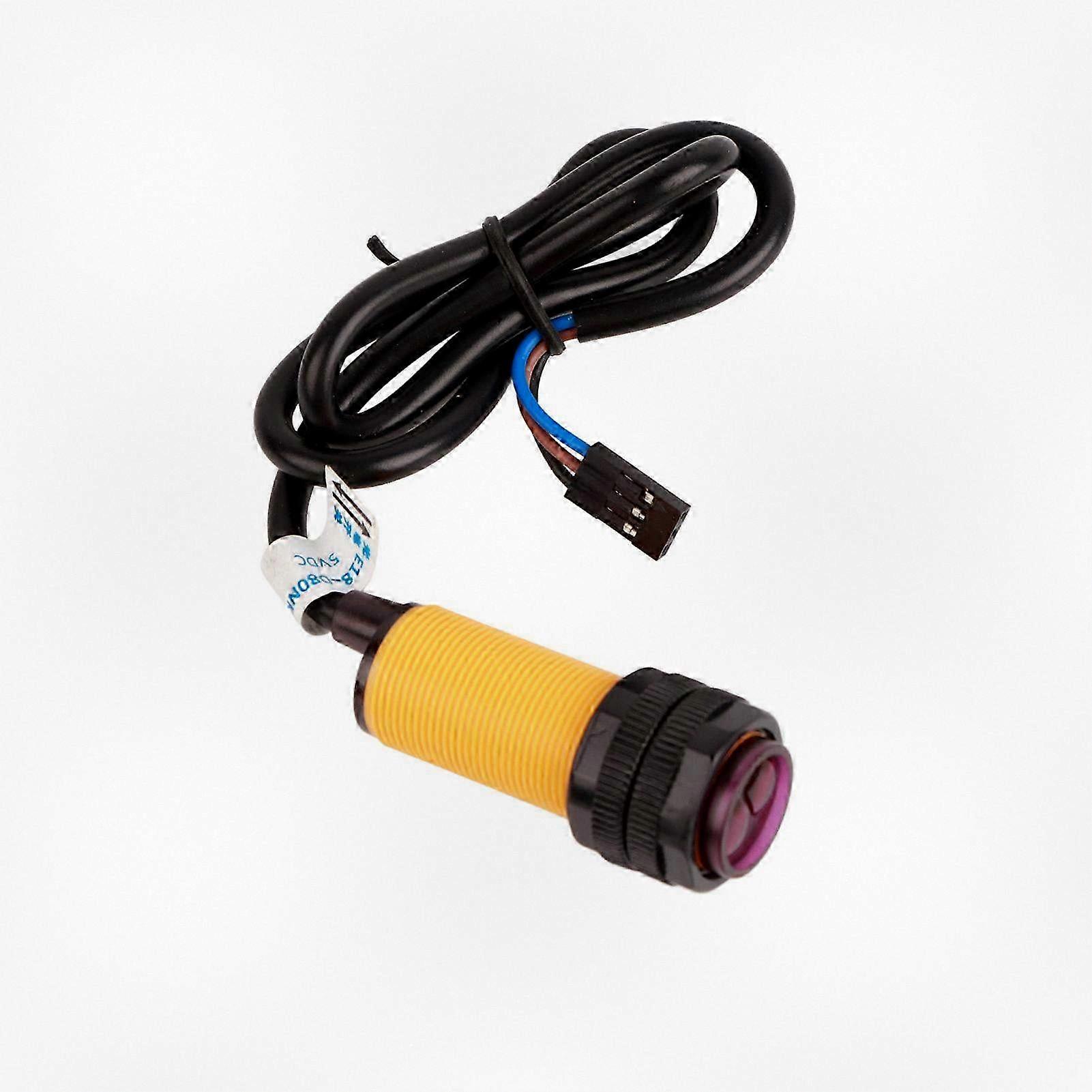 Infrared Photoelectric Sensor Switch for Obstacle Avoidance with 3 to 80cm Induction Distance and Jumper Head Included