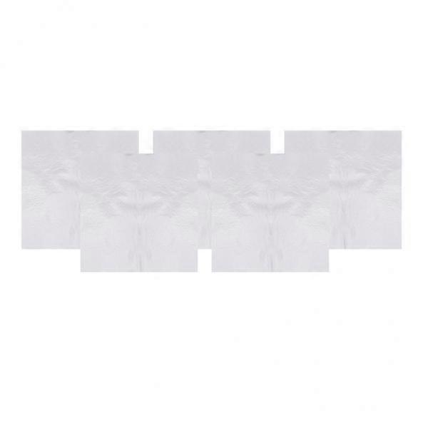 7-10pack 5 Sheets Gilding for Decoration Silver 9x9cm