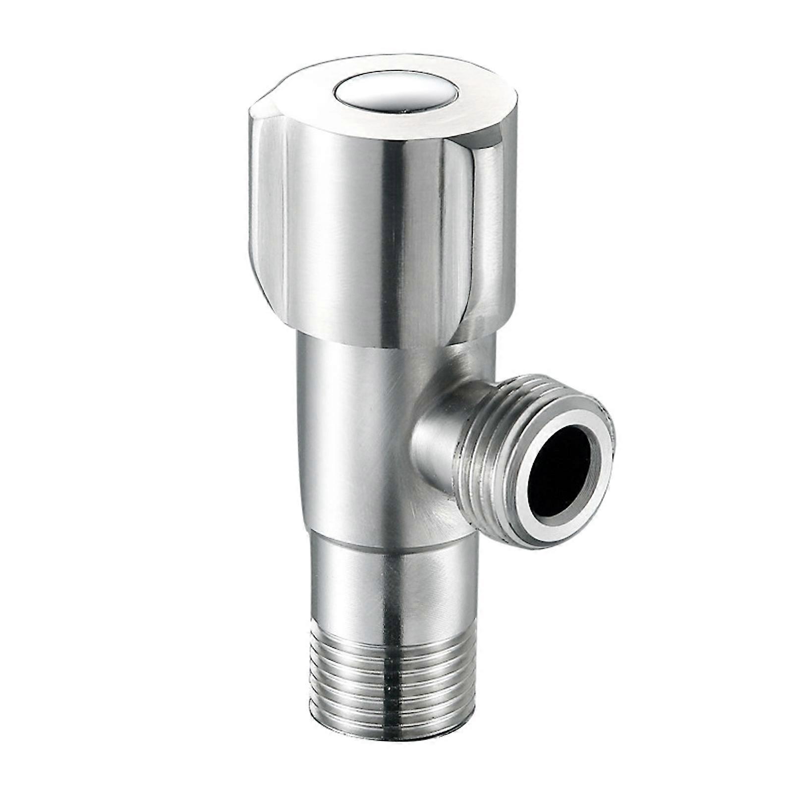 Convenient Metal Angle Stop Valves 1/2 Thread Versatile & Durable Shut Off Solution for Kitchen Bathroom & Toilet