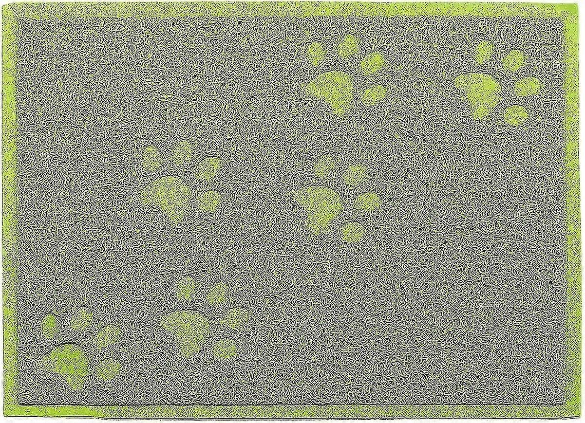 High Quality Elastic Pvc Waterproof Garbage Bin Mat Garbage Bin Mat -30 X 40cm (green)