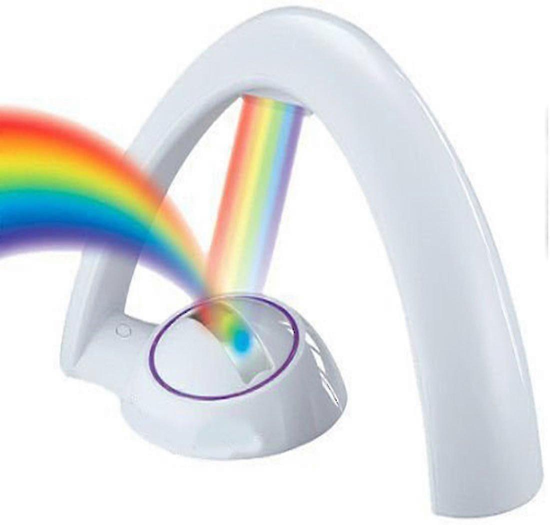 Rainbow Projector Light Colorful Led Night Projection Light 2 Modes Lighting - Ya