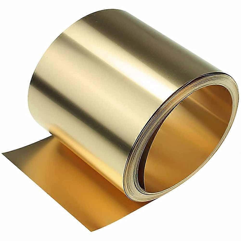 Thin metal foil for laboratory research materials, thickness 0.1 mm, length 1 m, width 20/50/30 mm/Width 50 mm