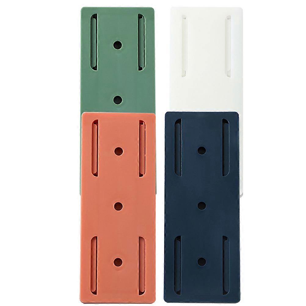 Wall Adhesive Socket Organizer, Secure Power Strip Holder, Easy Detachment