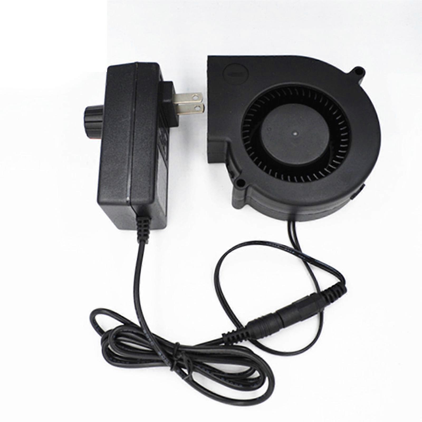 מייבש שיער שחור AC מאוורר מפוח 97x33 מ"מ 110V/220V אוורור קירור DIY