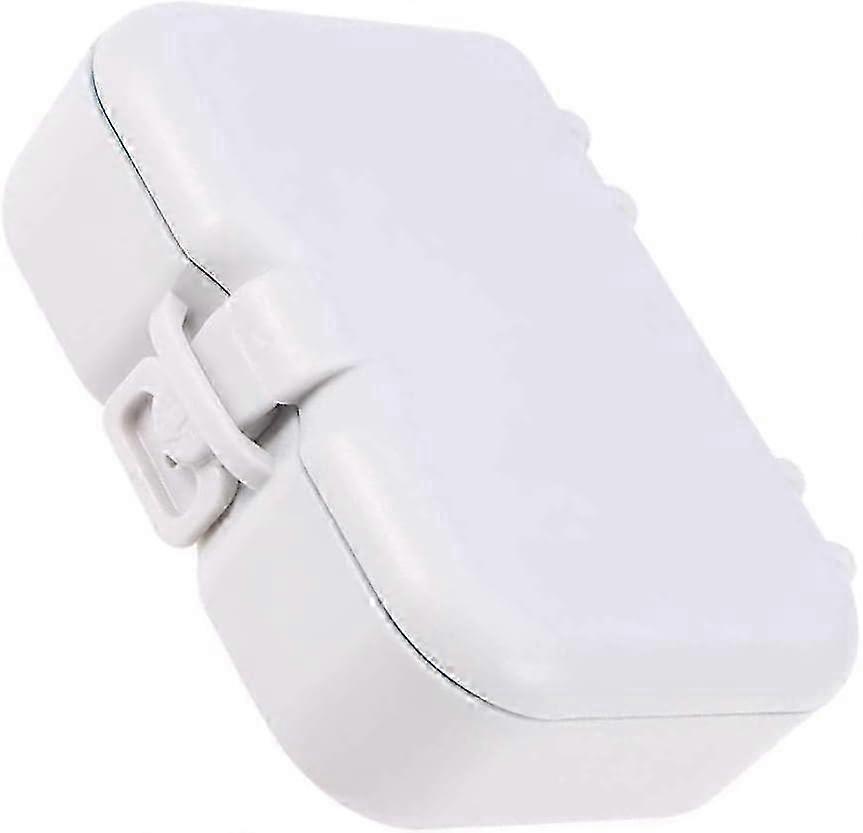 2024 Portable Denture Case with Cleaning Brush & Mirror