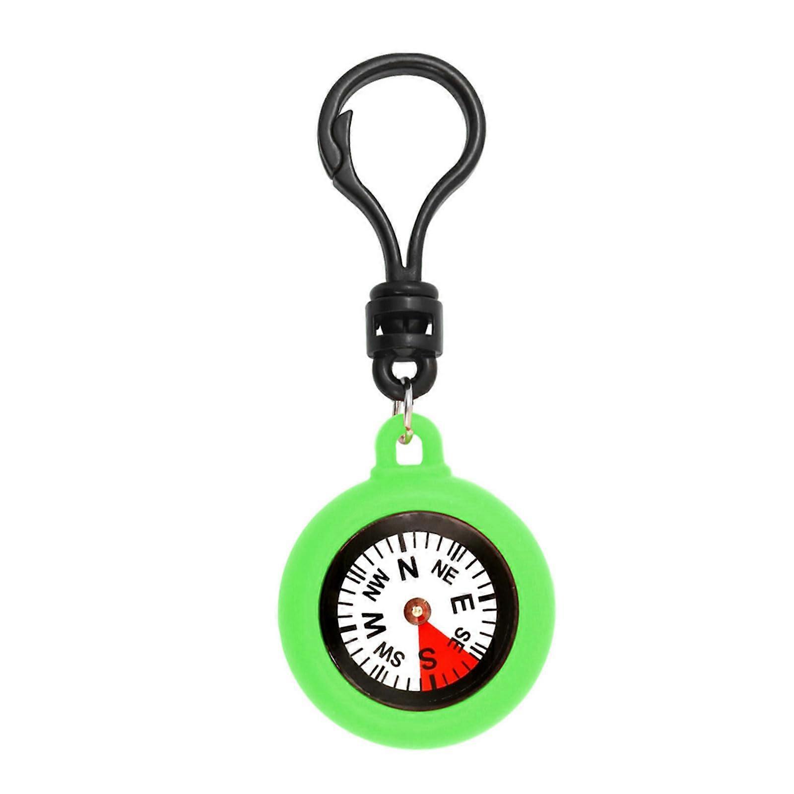 Professional Clear Compass Camping Hiking Survival Tool Keychain Compasses Pocket Navigation Compass Ref: 3606