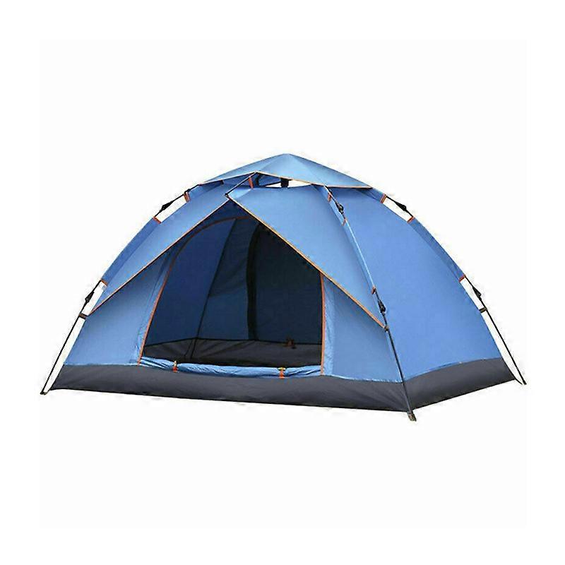 Automatic Quick Open Tent 3-4 Persons Waterproof UV-Proof Moisture-Proof Double-Door Design
