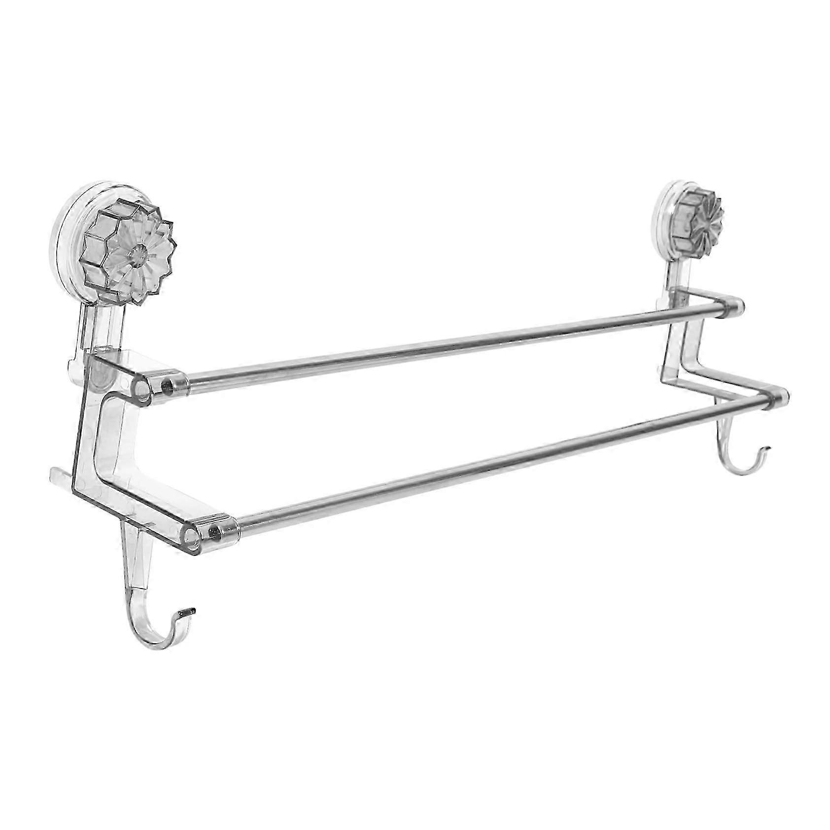 Multifunctional Stylish Wall Mount Towel Rack for Bathroom