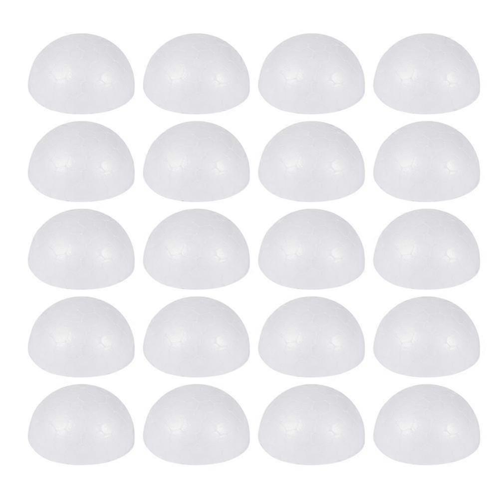 20 Pcs Nativity Decoration Craft Polystyrene Balls for Floral Foam Projects and Styrofoam Block Usage