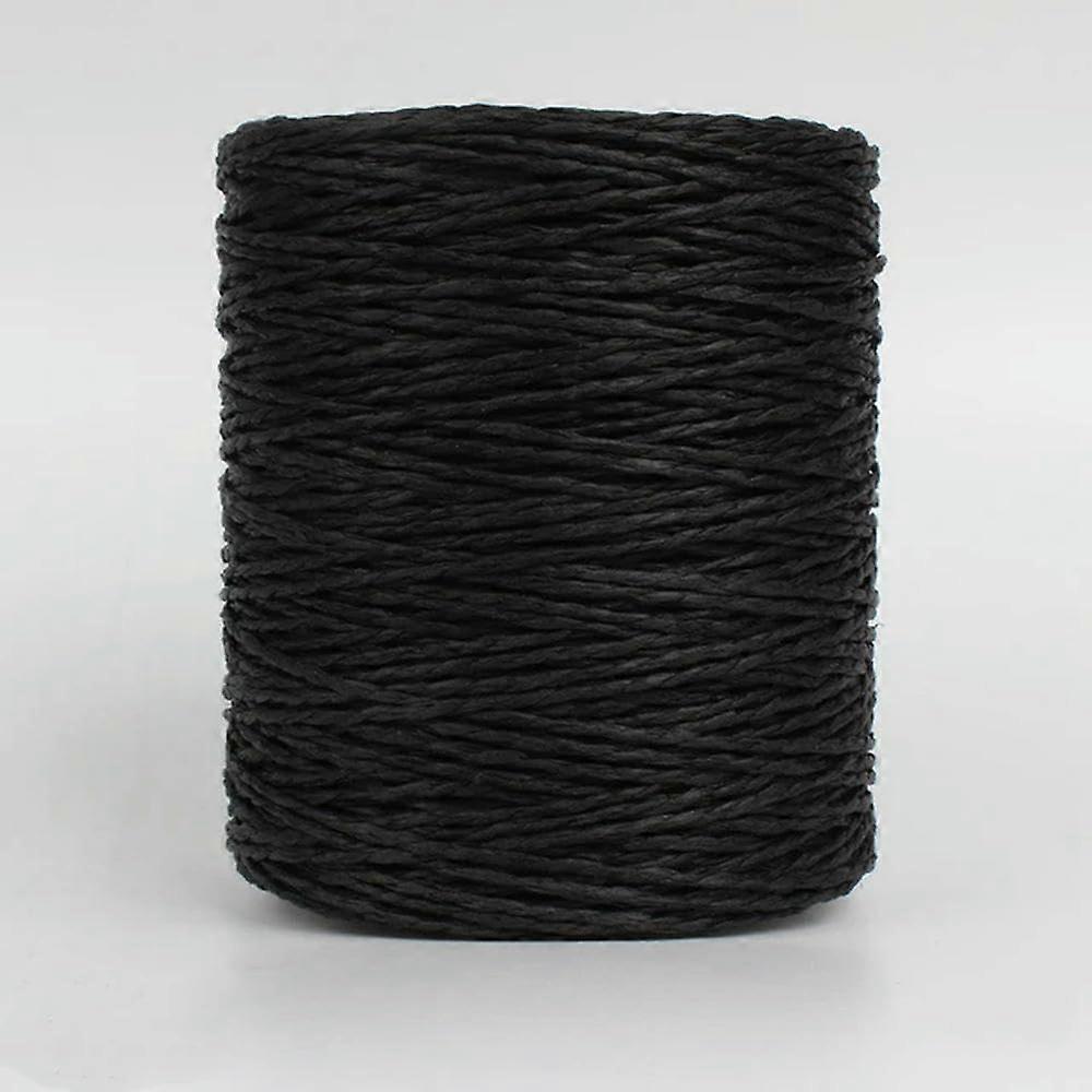 280M Natural Raffia Straw Thread for DIY Knitting and Crochet Projects - Colorful Threads for Hats, Handbags, Cushions, and Baskets