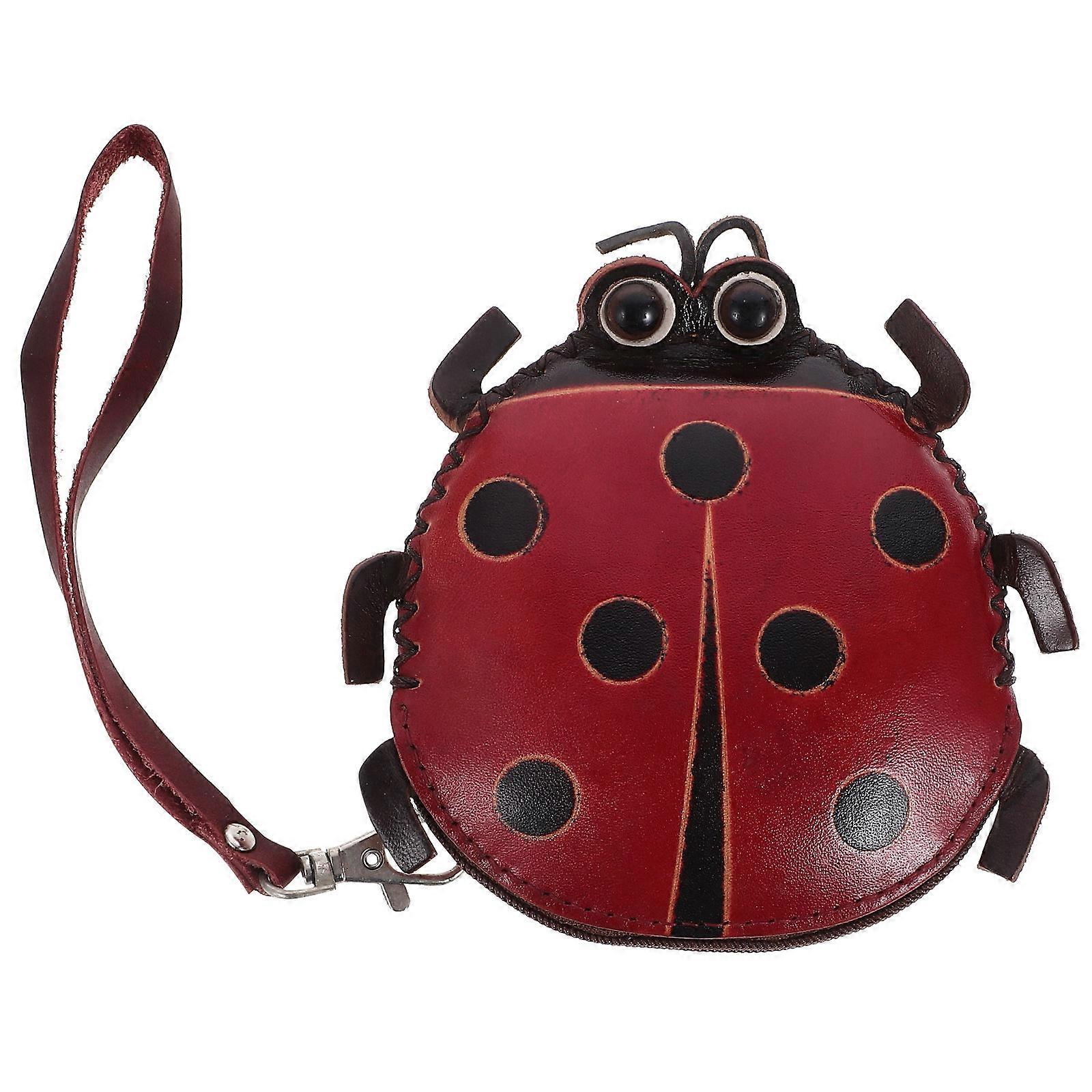 Women's Coin Purse, Durable Leather with Zipper Security, Stylish Vintage Look