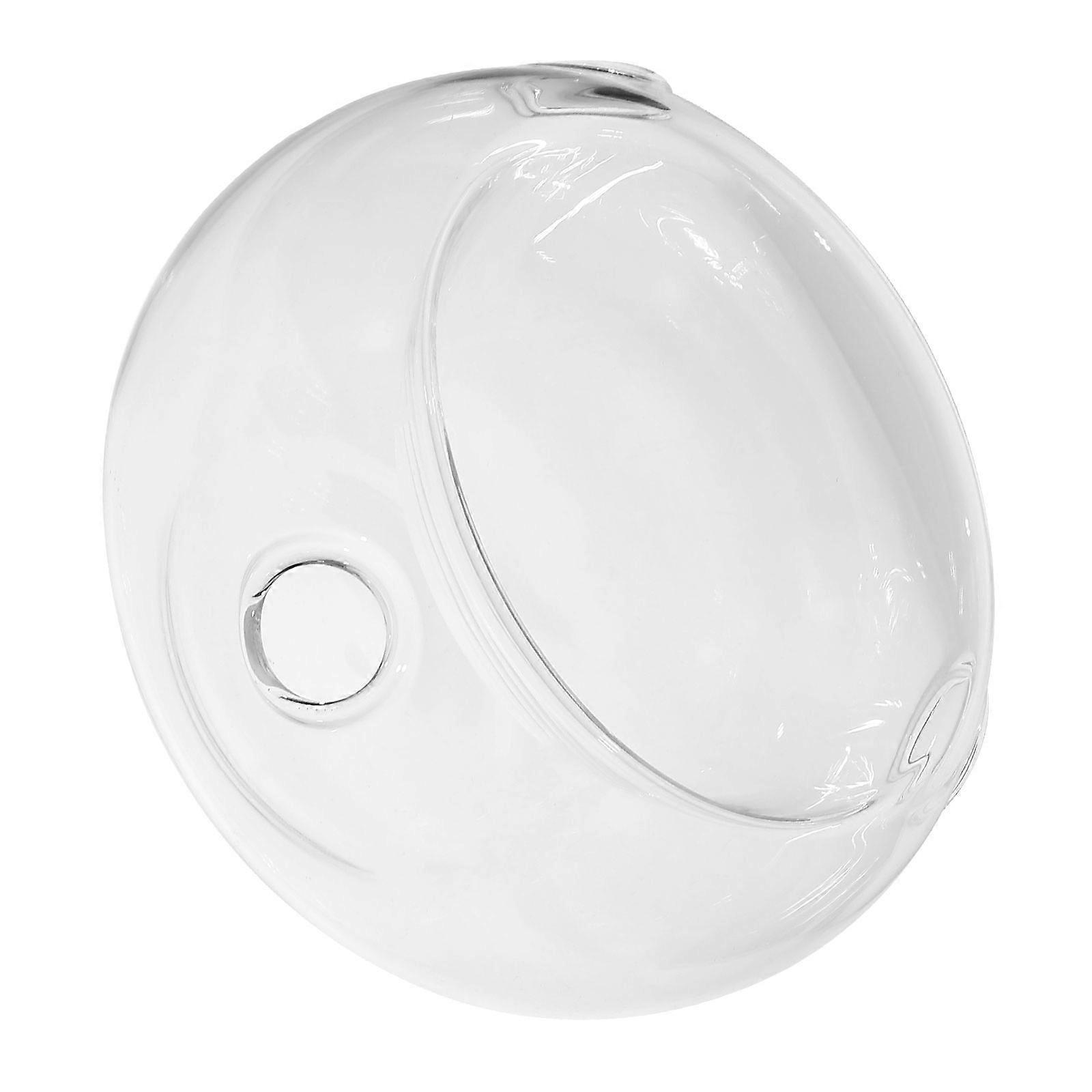 Candy Bowl Transparent Round Glass Bowl Cold-Resistant for Hotel Use 1Pack