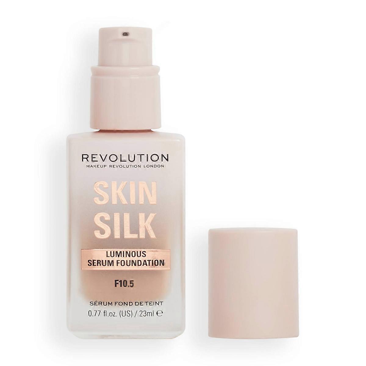 Makeup Revolution Skin Silk Serum Foundation, F10.5 - 0.77oz