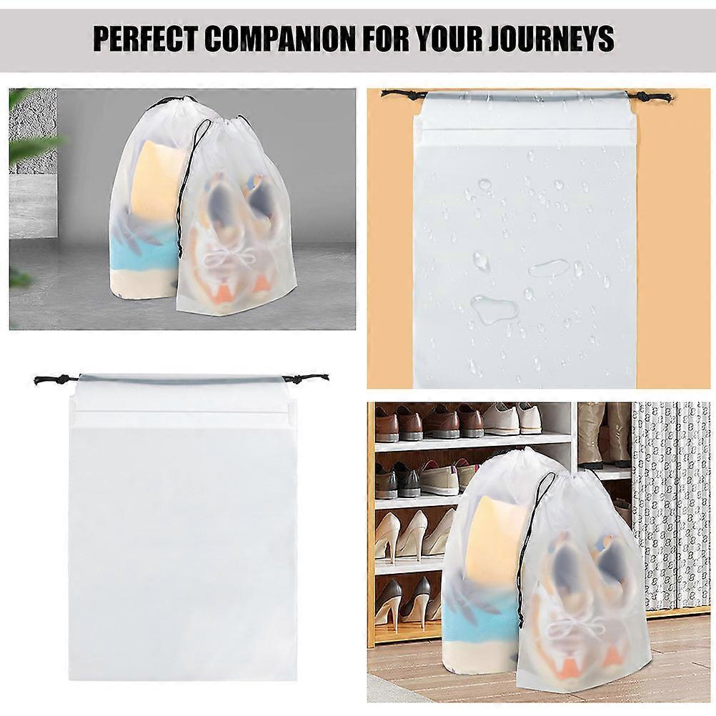 Drawstring Bags Shoe Organizer Bags Portable Lightweight Design For Home Users Organizing Shoes 14Pcs