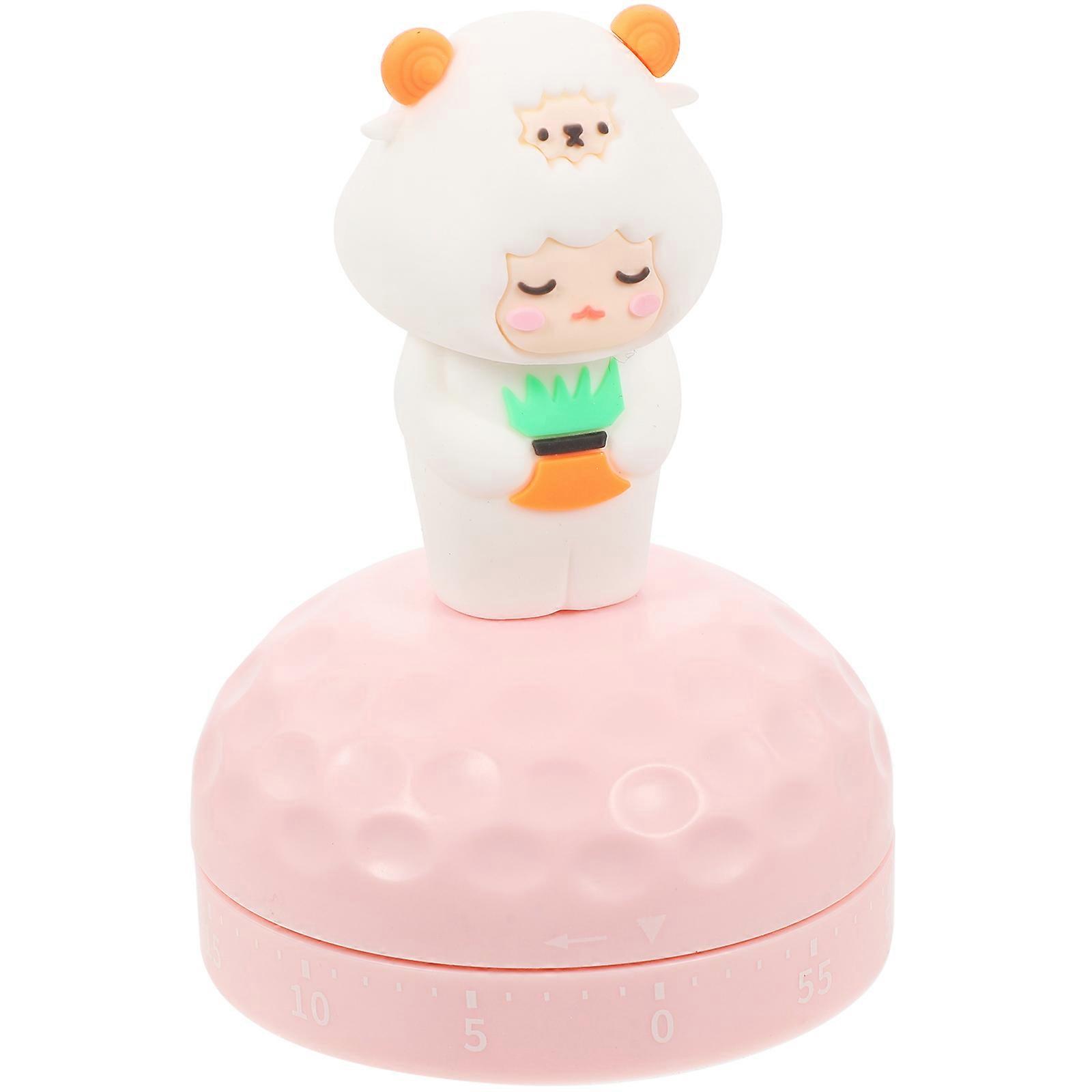 Kitchen Helper Timer Zodiac Themed Cartoon Adorable Rotating Countdown Timer Mechanical Design 7X7X10CM Frying Timer 1Set