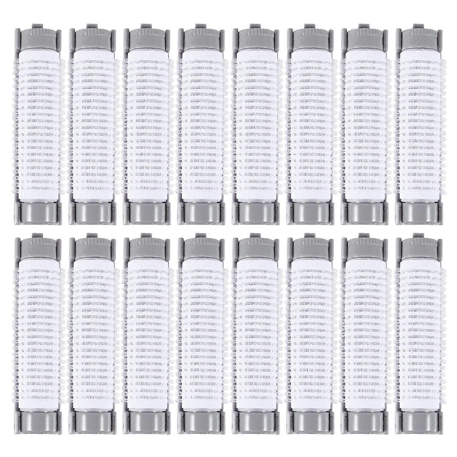 Plastic Hair Curlers for Styling with Durable ABS Material Grey Color 20 Pieces Lightweight Portable