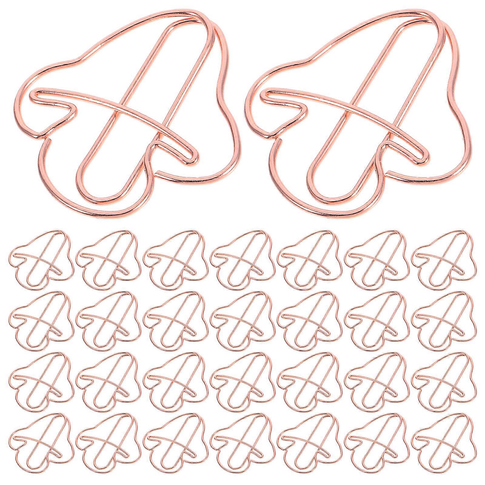 50PCS Versatile Office Clips for Organization, School, Scrapbooking, and Bookmarking – Cute Design for Daily Use