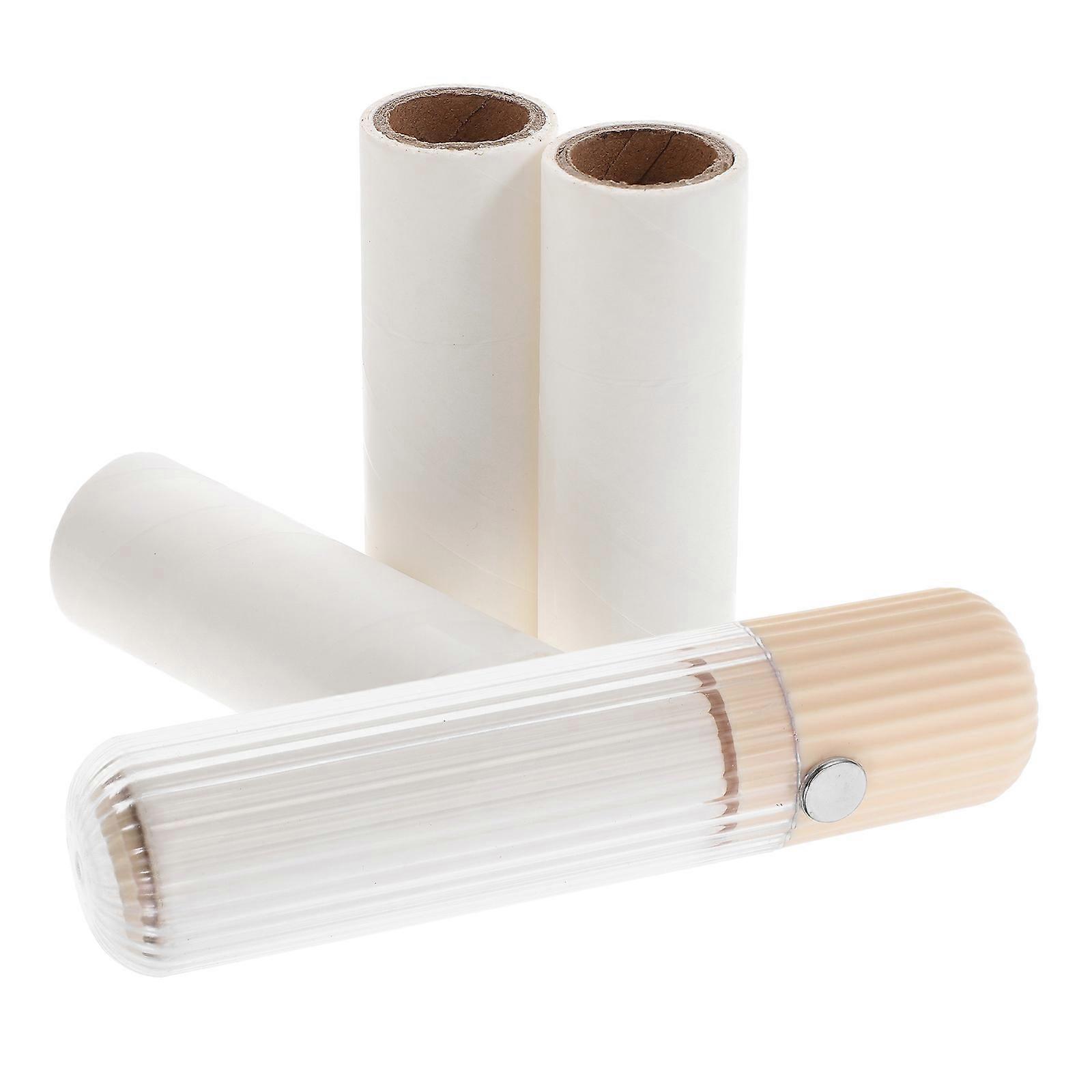 Pet Owners Lint Rollers Pet Hair Sticky Lint Roller with 3 Refills for Clothes Furniture Pet Hair Tearoff Design 1 Lint Roller