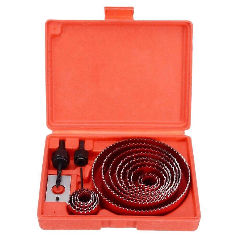 Hole Drill Bit Set Metal Mandrels Woodworking Projects 16Pcs
