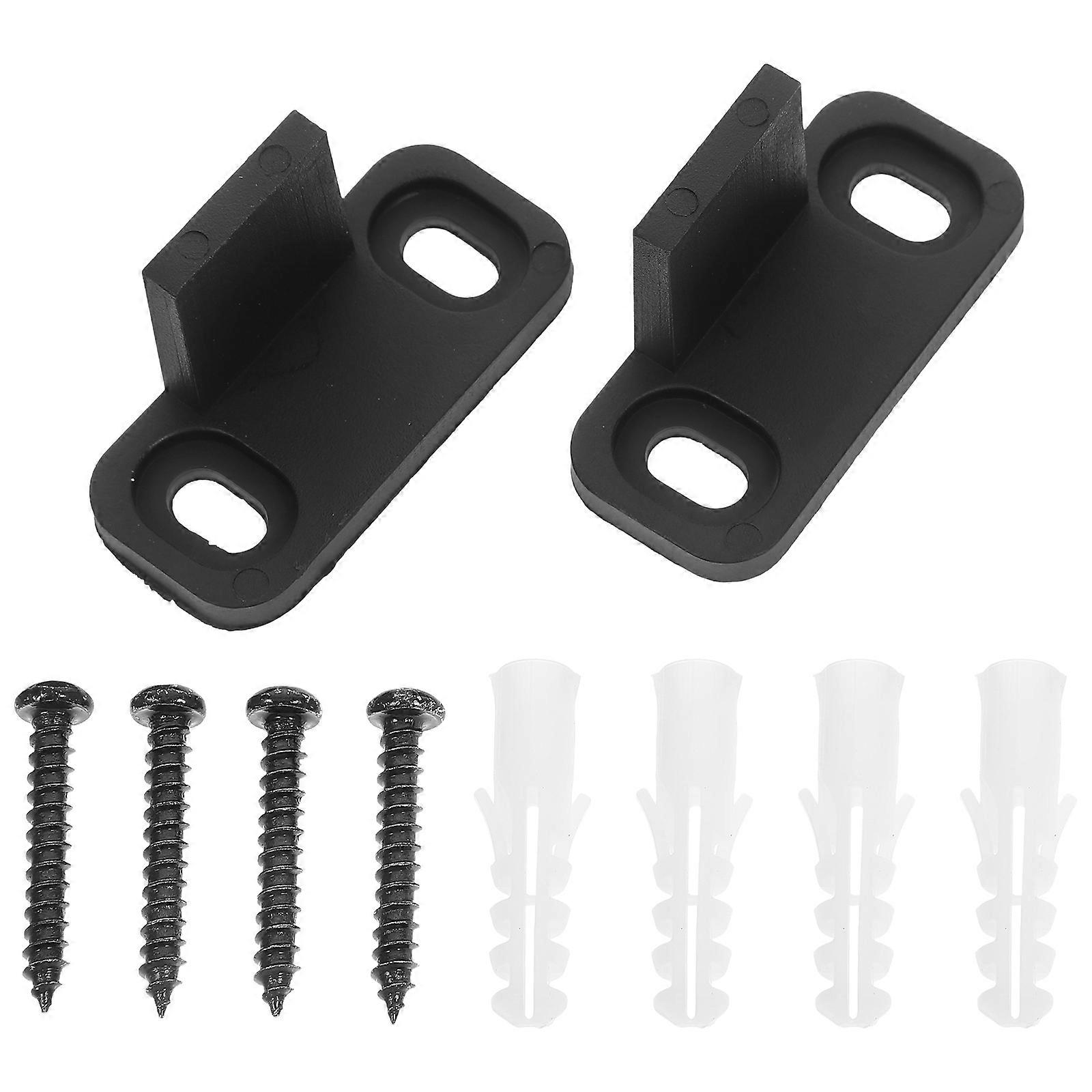Sturdy Barn Door Floor Guide Bottom Track Hardware Set for Sliding Doors – Easy Installation, Compatible with American Style Barn Doors
