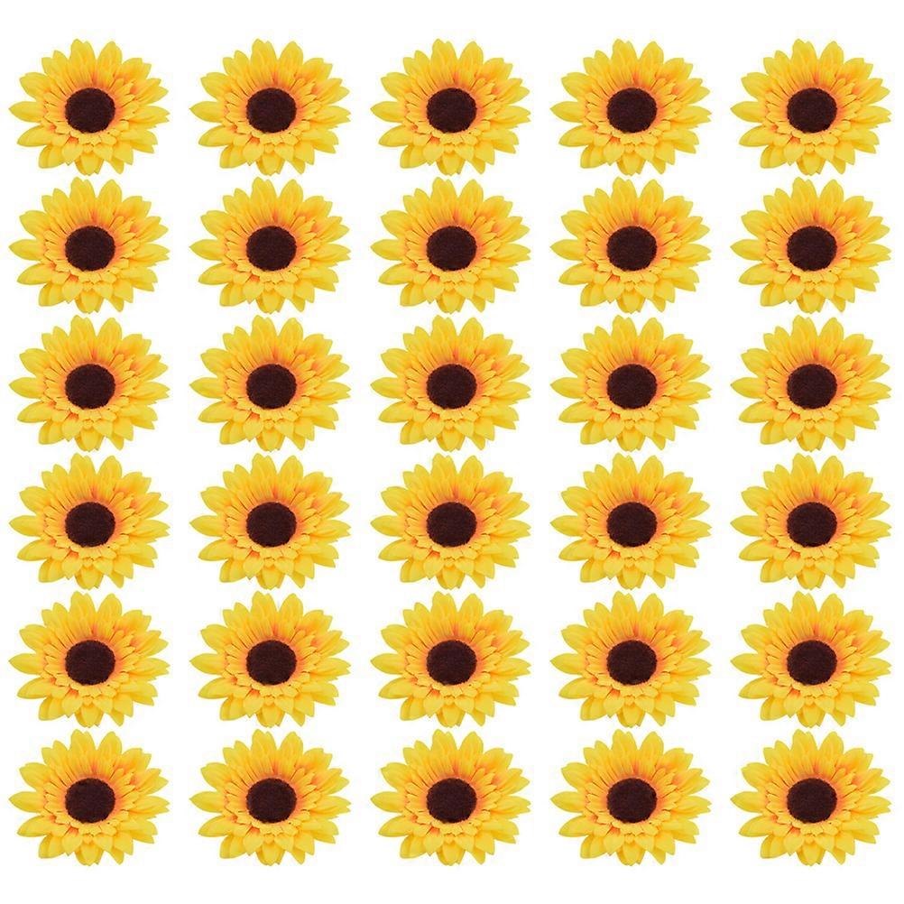 Home Decor Simulation Flowers Round Style Wreath Decoration Multi 9cm Diameter Realistic 30Pcs