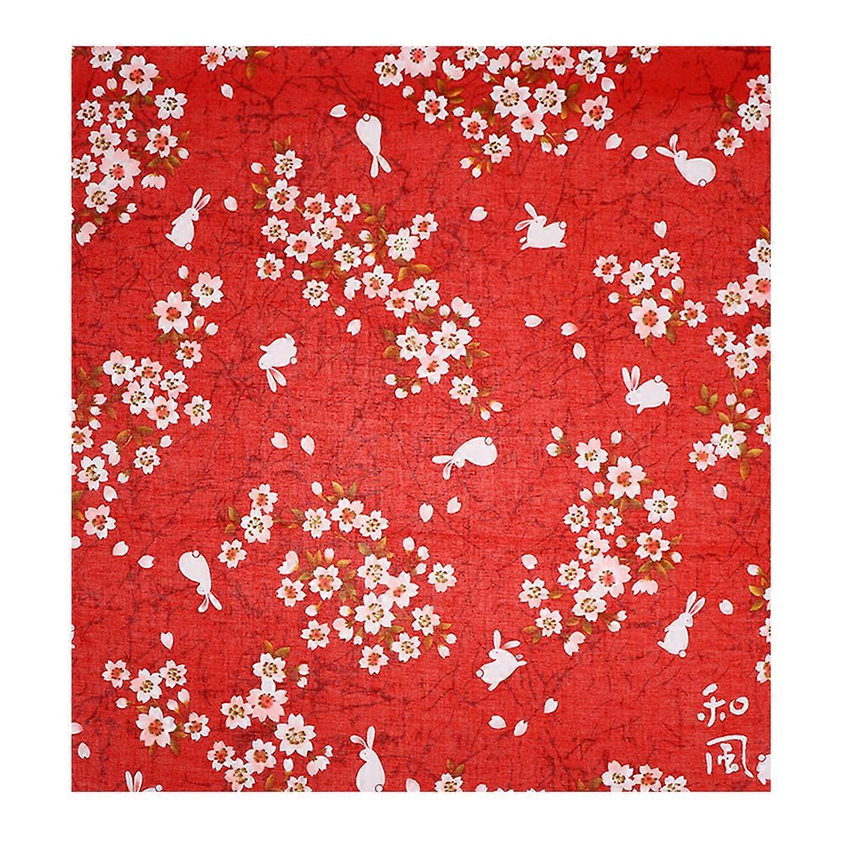 Japanese Handkerchief Furoshiki Bento Wrapping Cloth Tablecloth for Lunch Picnics Creative Design Soft Material Beautiful Patterns