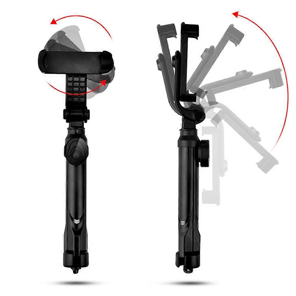 Mini Desk Tripod Universal Selfie Stick Black For Smartphone Photography View 1Pcs