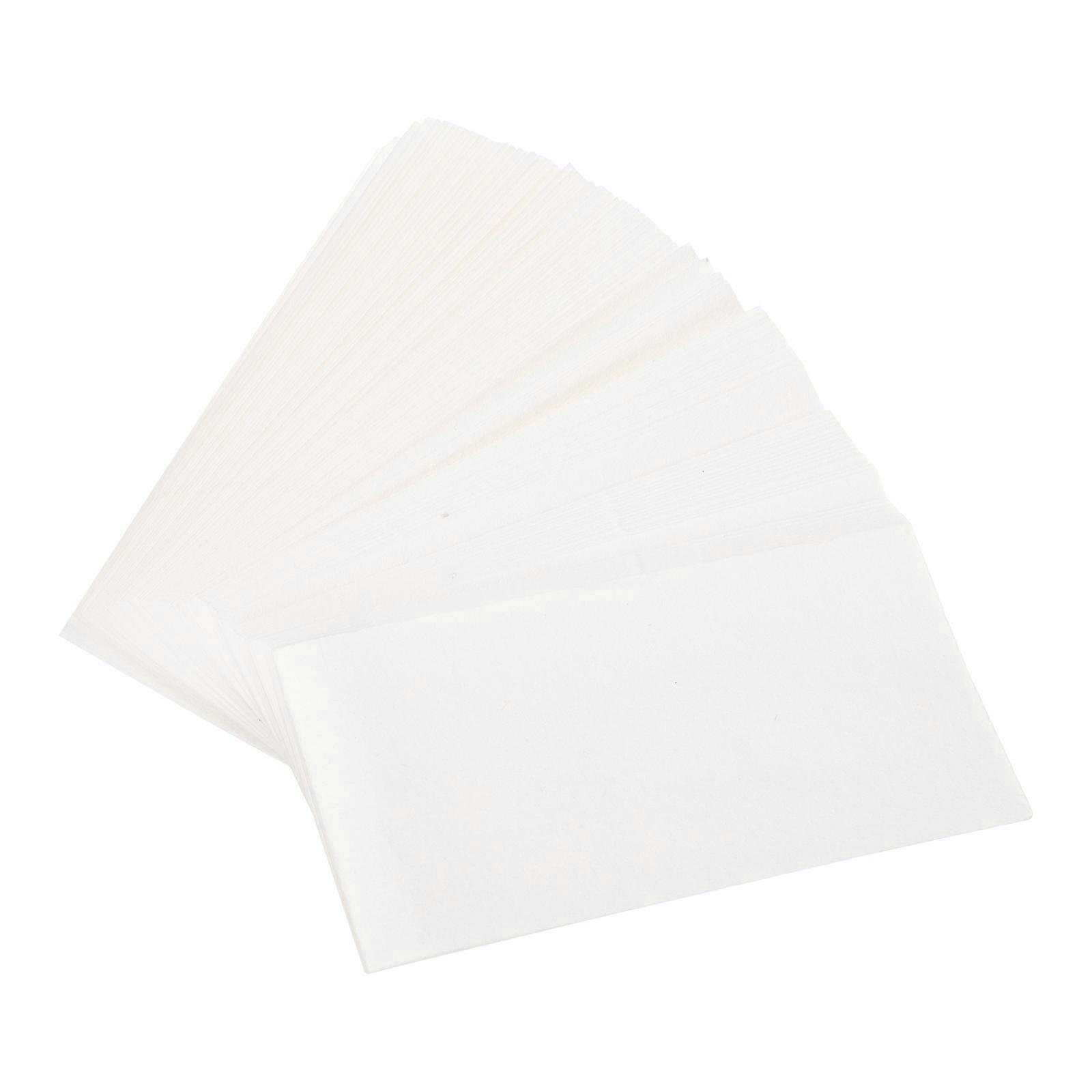 Saxophone Pad Absorbent Paper For Wind Instruments Key Cushion Cleaning 10x5cm White 100Pcs