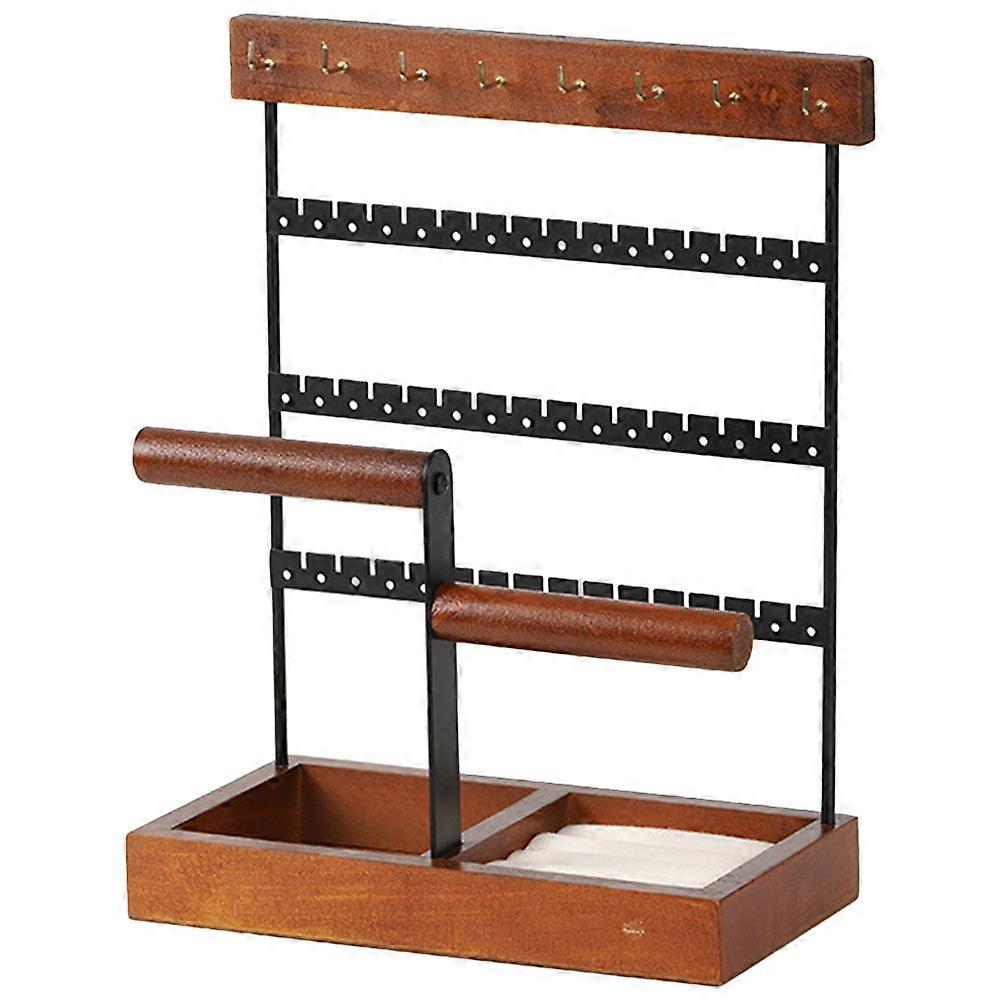 Earrings Organizer Earring Storage Holder Iron Detachable Design Use Retail Store Display 1Pack